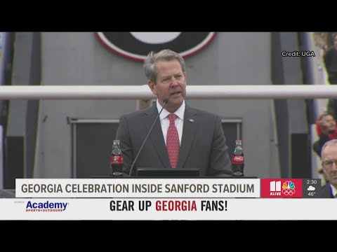Gov. Kemp proclaims Saturday 'Georgia Bulldog National Championship Day' during celebration