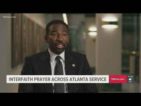 Andre Dickens takes part in interfaith prayer across Atlanta service