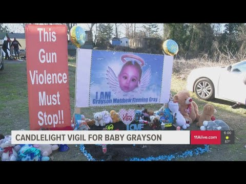 Candlelight vigil held for 6-month-old shot, killed
