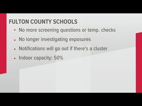 Fulton County schools rolls back COVID protocols