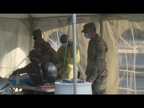 Georgia National Guard helping at COVID testing sites