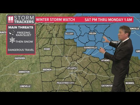 Georgia's winter weather watch updates