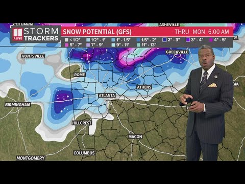 Will it snow in metro Atlanta this weekend? Here are two possible tracks