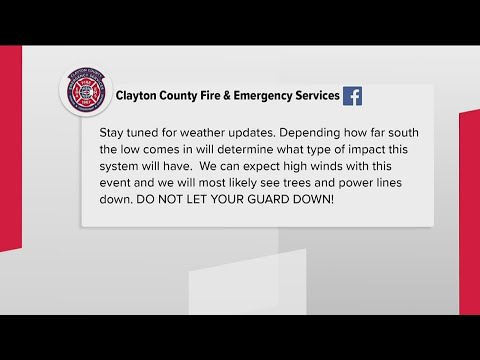 Metro Atlanta fire departments warn of winter weather