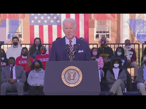 'Democracy's future is not certain' | President Biden's full speech in Atlanta