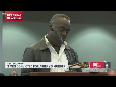 'I'll never get that chance to sit next to my son' | Arbery's dad speaks before killers' sentencing