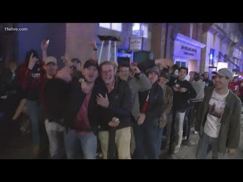 Fans poured onto Athens streets after Georgia's National Championship win