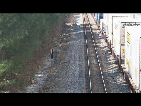 Train robbery along Norfolk Southern tracks