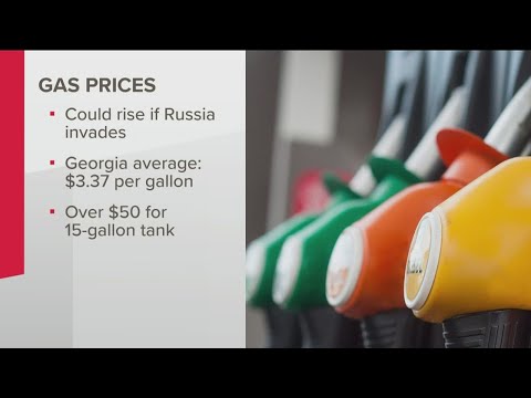 If Russia invades the Ukraine, it could impact Georgia prices at the pump