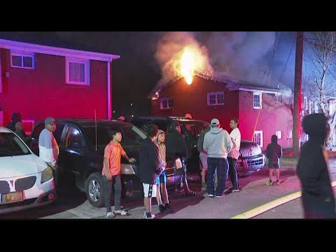 Apartments in DeKalb County erupt in flames