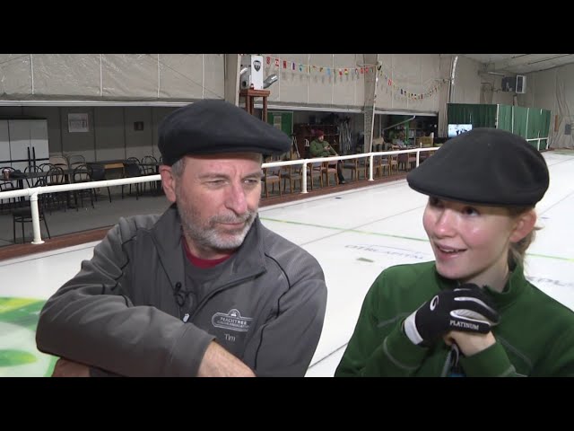 Father, daughter curlers practice in Georgia as curling begins at 2022 Beijing Olympics