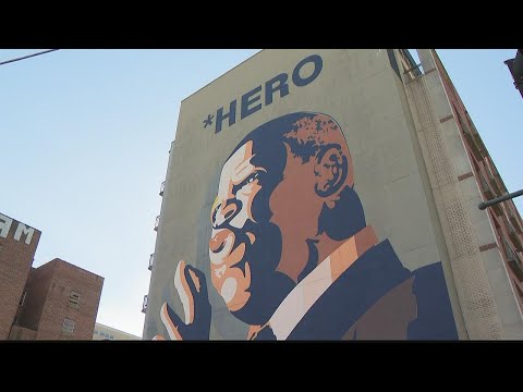 John Lewis Mural in Atlanta defaced