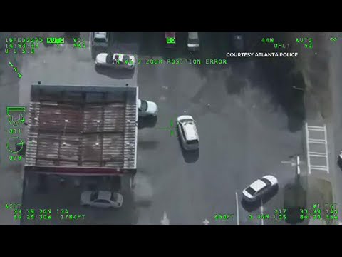 Police chase in Atlanta of driver who rammed, squeezed past Georgia State Patrol cruisers