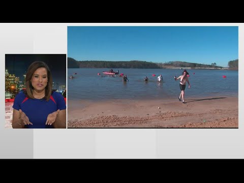 Polar Plunge held at Lake Acworth to support Special Olympics