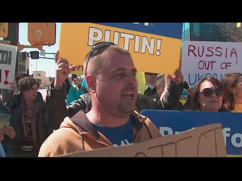 Protests in Atlanta show support for Ukraine after Russia invasion