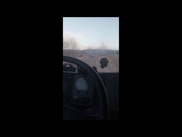 Russia military vehicles filmed entering Ukraine