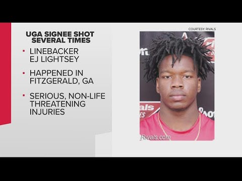 UGA football signee shot multiple times