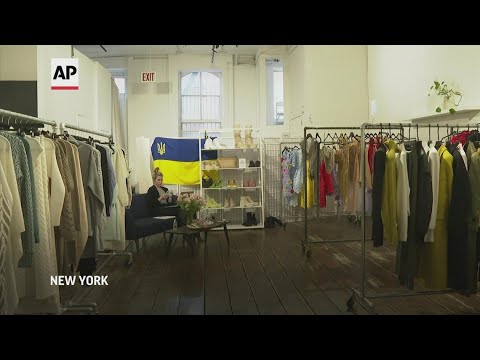 Ukrainian fashion designers seeking refuge in New York