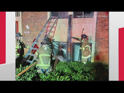 13 families displaced in DeKalb County apartment fire