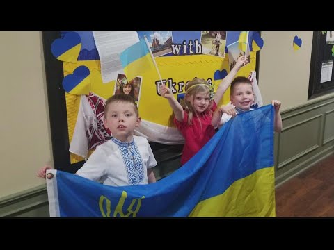 Alpharetta Pre-K students help children in Ukraine