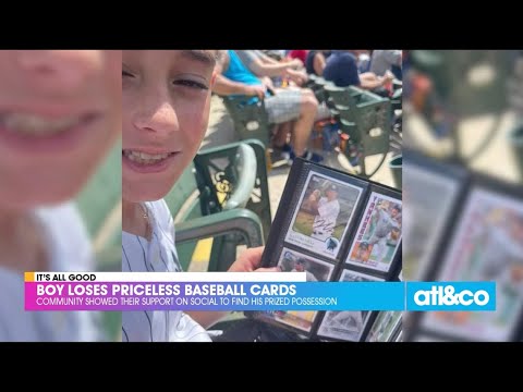 Boy Loses Priceless Baseball Cards