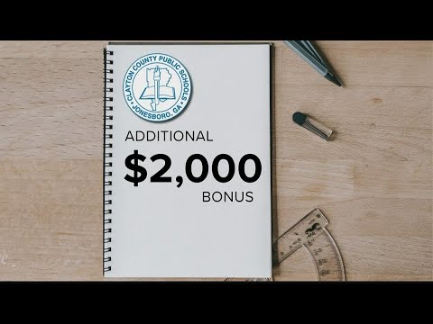 Georgia teachers to receive a bonus, the amount depends on the district