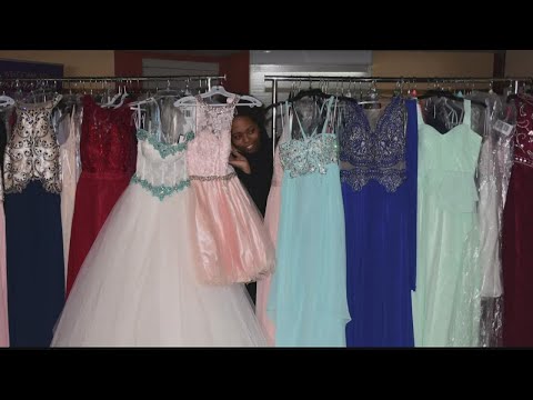 Georgia woman working to supply free prom dresses for students