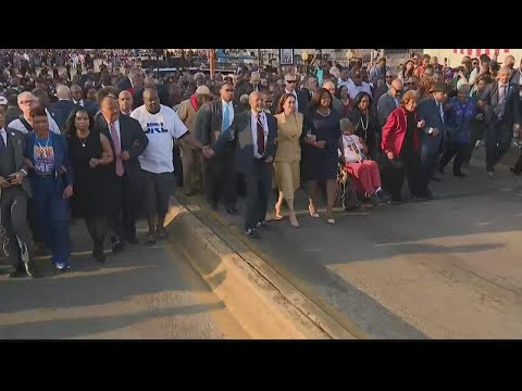 Kamala Harris marks 'Bloody Sunday' anniversary in Selma