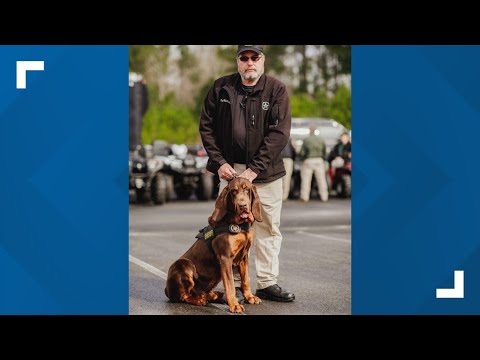 Floyd County K-9 Deputy Snickers remembered as a hound that 'touched many'