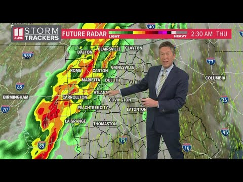 Tracking storms to metro Atlanta