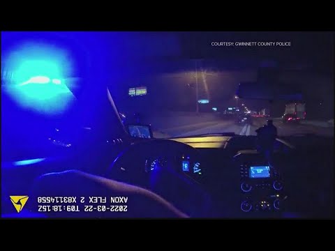 Bodycam | Gwinnett County Police officer struck while responding to incident
