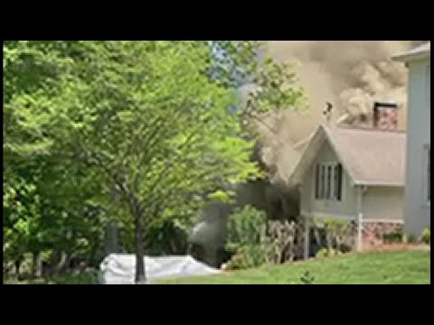 Explosion leads to fire at Dunwoody home