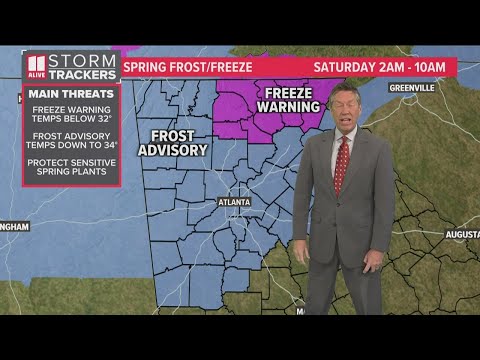 Georgia weather | Cold weather advisories for the weekend