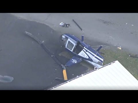 Helicopter crashes in Calhoun, Georgia