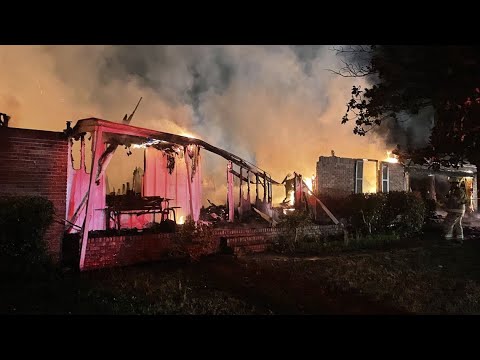 Office building a total loss after bursting into flames in Fayette County