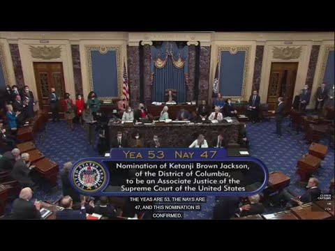Senate cheers, confirms Ketanji Brown Jackson to Supreme Court; Will become first Black woman on hig