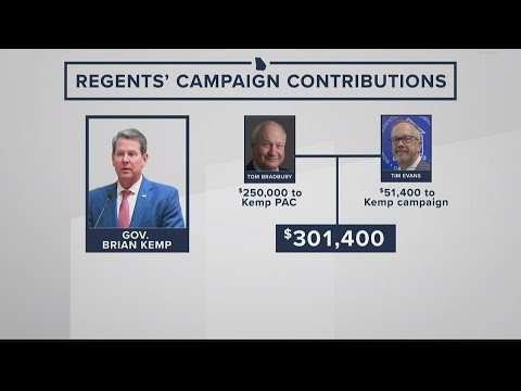 Kemp names big political donors to Board of Regents