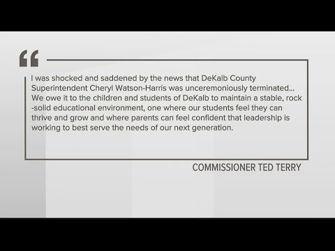 County commissioner responds to firing of DeKalb Schools superintendent