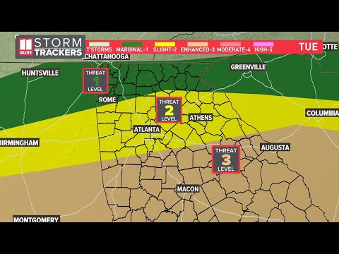 Severe weather expected to move through metro Atlanta | Watch Live