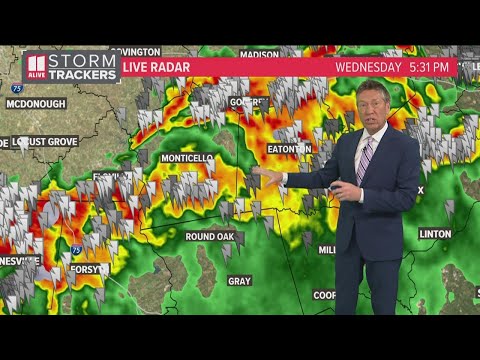 This part of Georgia could see severe weather Wednesday night | Timeline