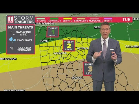Timeline | Strong storms possible this week