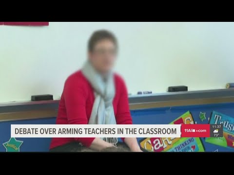It's legal in Georgia for teachers to be armed in the classroom. So, are there any that are?