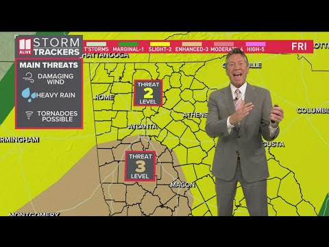 Severe weather day | Georgia to be impacted by storm system