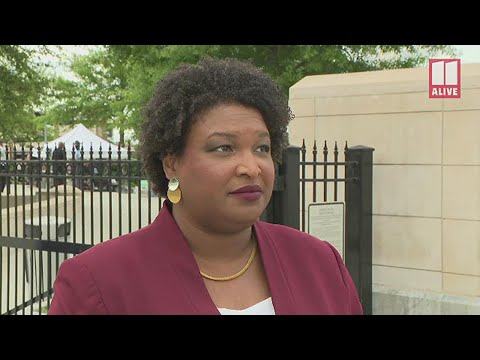 Stacey Abrams discusses recent comments on Georgia, Gov. Kemp's record