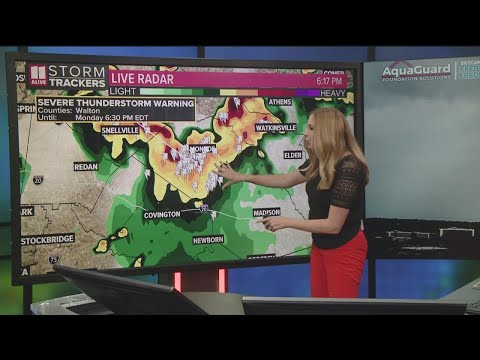 Tracking storms in parts of metro Atlanta