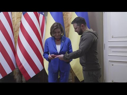US House Speaker Nancy Pelosi travels to Ukraine