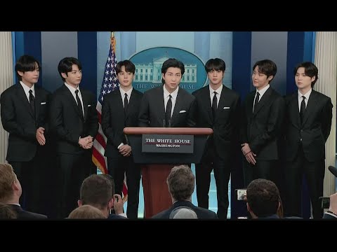 K-Pop group BTS visits White House, talks about importance of Asian discrimination