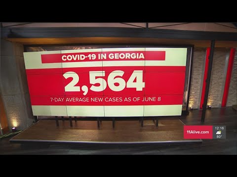 COVID cases ticking up in Georgia