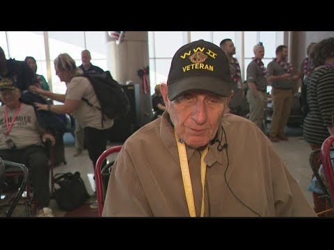 Delta Air Lines charter flight for WWII veterans to Normandy