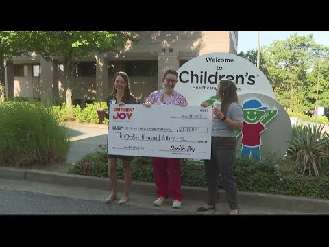 Dunkin donates to Children's Healthcare for kids to attend summer camp